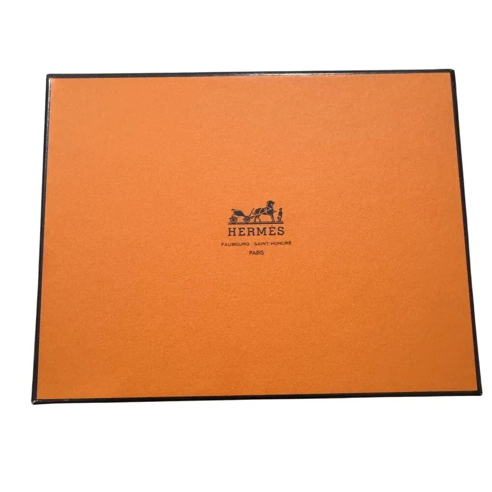 Hèrmes Authentic Empty Tie Gift Jewelry Accessory‎ Container Box Size 7.7x6x1.4